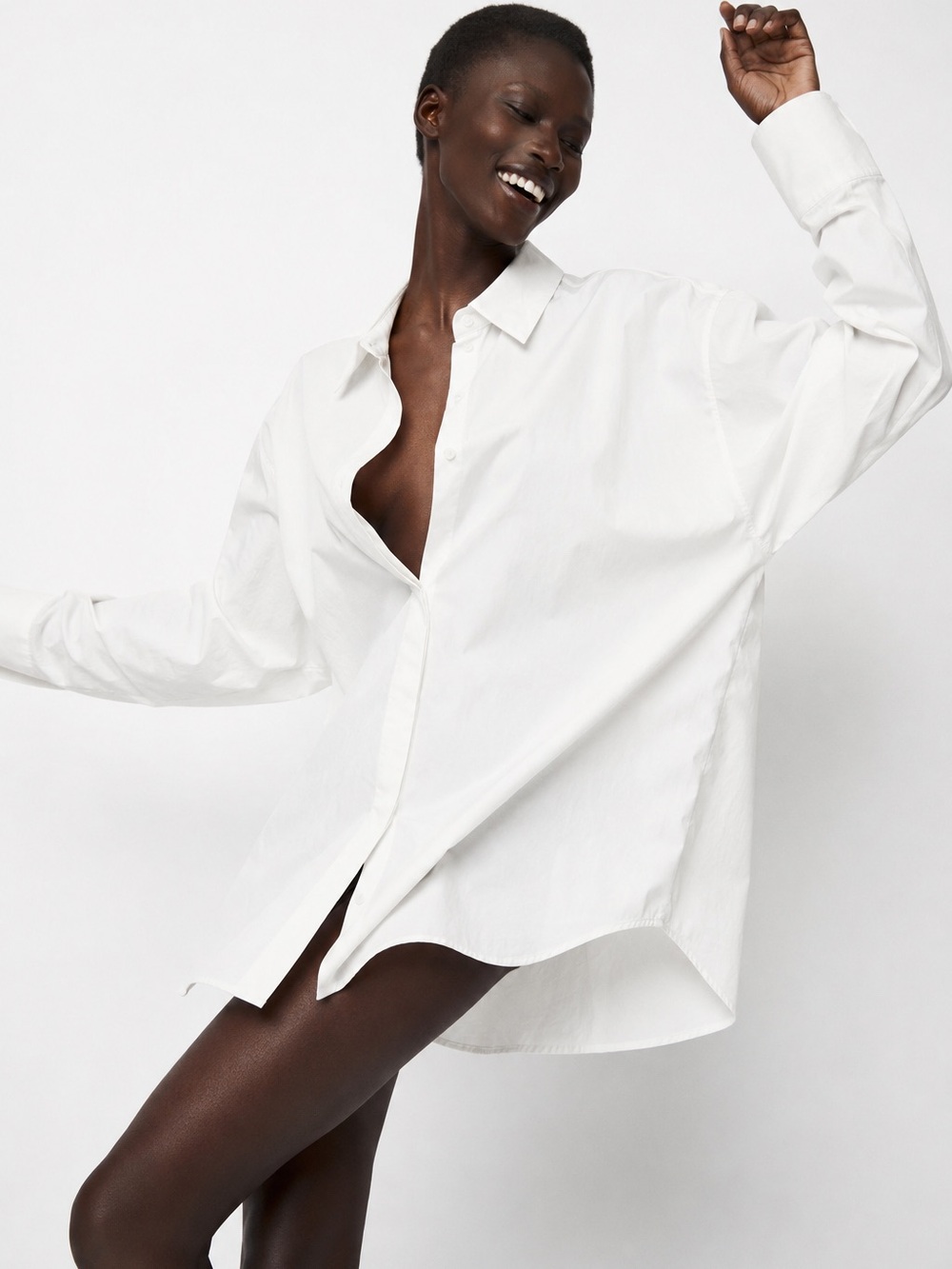 Bailey Off White Oversized Shirt